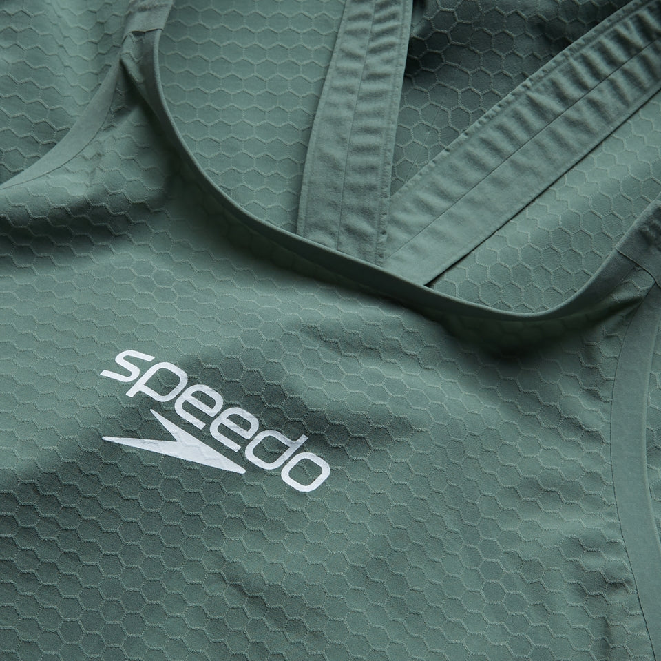 Speedo Fastskin LZR Pure Intent 2.0 Openback Kneeskin Green/Orange