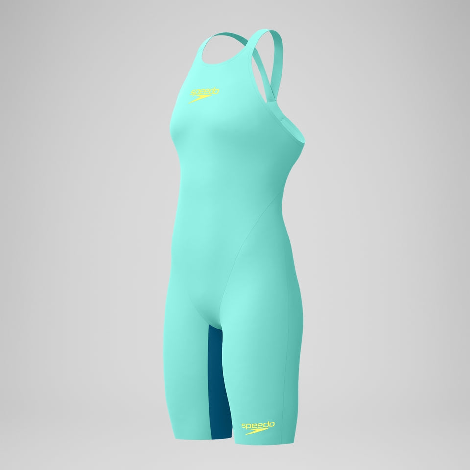 Speedo Fastskin LZR Pure Valor 2.0 Openback Kneeskin Turquoise